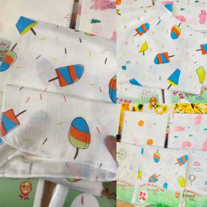 Túi 1 Khăn Tắm Sợi Tre 2 Lớp cao cấp Kachoo Baby - Kích thước 80x80 cm - Mềm mịn thấm hút tốt không đổ lông không xơ cứng