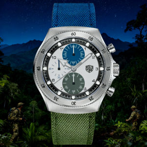 นาฬิกาข้อมือผู้ชาย RollsTimi 2025 รุ่นใหม่ สายไนลอนสองสี นาฬิกาควอตซ์ผู้ชาย สปอร์ต โครโนกราฟ เครื่องญี่ปุ่น กระจกแซฟไฟร์ AR