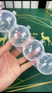 {3pcs} Homemade Large Ice Ball Ice Tray Mold Round Ice Cube Frozen Ice Making Ice Box Ice Cube Large Ice Cube Mold四孔冰球膜