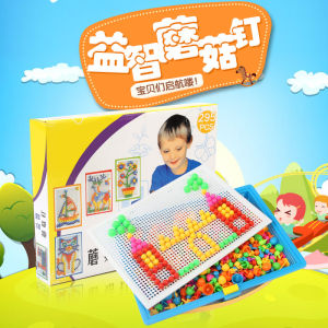 Trò Chơi Lắp Ráp Nút Nấm Lớn Cho Trẻ Em Tương Tác Giáo Dục Kích Cỡ Hạt Lớn Từ 6-8 Tuổi Bé Trai Và Bé Gái Đồ Chơi