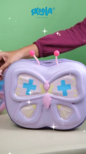 Skoola Tas Sekolah Anak PAUD TK Perempuan 3D LED - Navvi