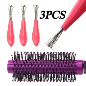 3PCS Comb Hair Brush Cleaner Plastic Handle Brush Remover Embedded Comb Hair Brush Cleaning Tools Household Cleaning Accessories