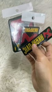 สติ๊กเกอร์ติดท่อ เพลทติดท่อ Akrapovic 3M งานอลูมิเนียมทนร้อน (0215)