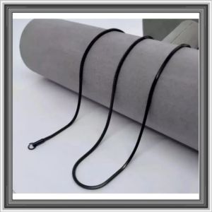 Kalung bulat titanium Pria Wanita Original Model ITALY Queen Aksesoris Fashion Korea Anti Karat Import