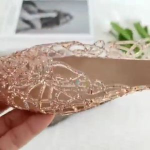 TOP WOMEN PH  Crystal Transparent Colored Jelly Shoes Doll Shoes for Women School Season