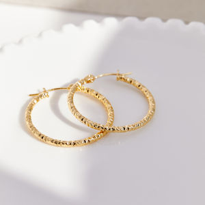 Normcore Accessible Luxury Gold Ear Ring Elegant Personalized Stylish and Simple Classic Niche Design Work Clothing Simple Bracelet Ladies