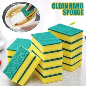 20pcs Kitchen Dishwashing Cleaning Sponge / Non-Scratch Scrub Sponge / Soft Absorbent Magic Wipe Sponge Block / Household Cleaning Sponge Brush for Cleaning Stovetop Sinks Stoves Appliances