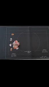 26×46Inch Mideer Puzzle Mat ECO Jigsaw Blanket Pad Tatakan / Roll Up Puzzle Felt 1500pcs Puzzle