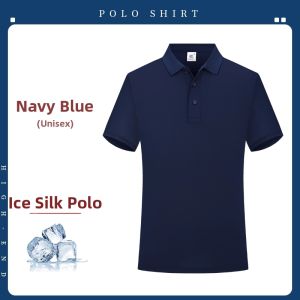 Custom Mens Quick-Dry Polo Shirt for Corporate Culture Advertising