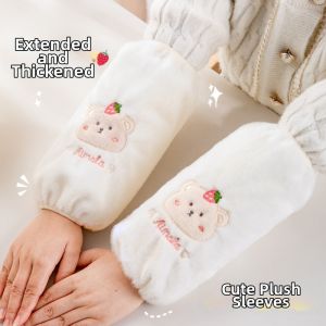 JIFANPAUL | Cute Bear Design Long Sleeves Protector Gloves For Adults Girls Children