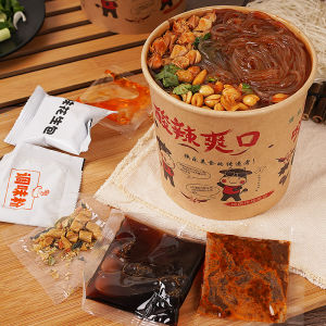 หิ้วข้าวสตูรสดไวนิล ข้าวมันไก่บรรจุกล่อง 190 กรัม อาหารเร็วๆ น่าอร่อย สินค้าจาก Sichuan Xiangcha แท้ จีนแผ่นดินใหญ่