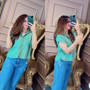 Crop Top atasan Jezi RGB