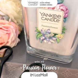Nến ly vuông Elevation Yankee Candle size S - Passion Flower