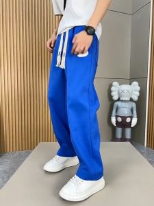 กางเกงวาฟเฟิลผู้ชายฤดูร้อนสไตล์เกาหลีอินเทรนด์INSกางเกงลำลองขากว้างตรงHigh Streetกางเกงกีฬาหลวม