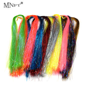 MNFT 5Packs Colorful Crystal Flash Tinsel Flashabou Fly Tying Material Bait Lure Making