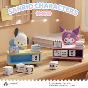 Sanrio Pochacco Kuromi Desk Kawaii Action Figures Collectible Office Desktop Kids Gifts