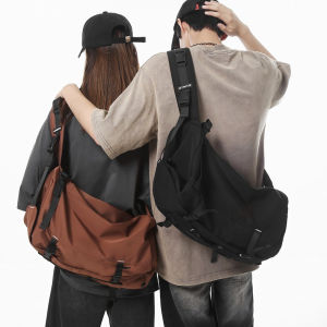 กระเป๋าผู้ชายคุณภาพสูงความจุมากกระเป๋าคาดหน้าอกผู้ส่งสารท่องเที่ยว