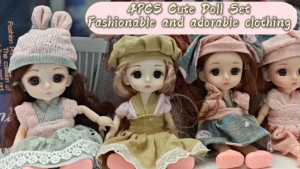 8 in 1 Princess Doll Toys Set Girls Doll Toys for Childrens Princess SaleDoll Gift Box