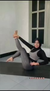 Brandor - (Glossy) Mesh Panel - Ankle Legging - Legging Gym Senam Olahraga Wanita (SPLG01)