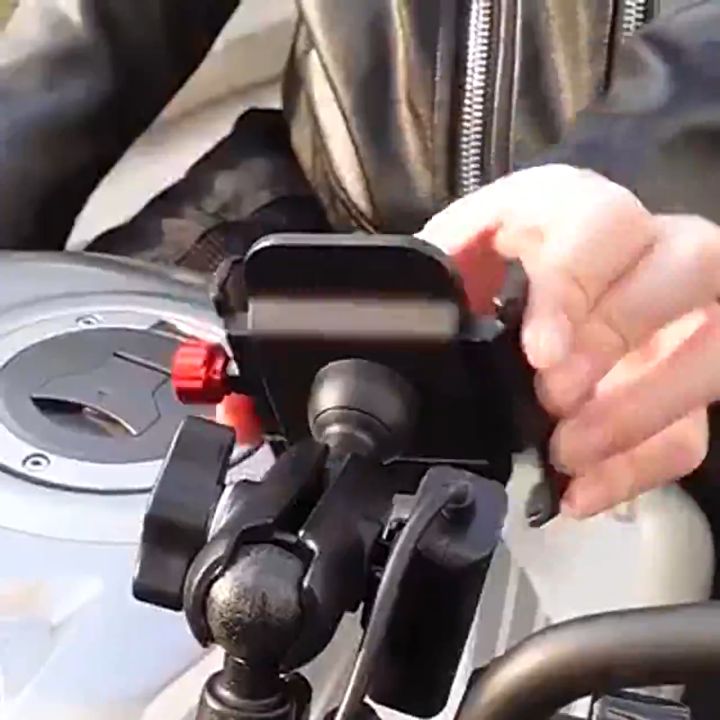 Motorcycle Motowolf Cp Holder V1 Motowolf Brand Motowolf Cp Holder V1 Motowolf Phone Holder With Charger For Motorcycle  MOTOWOLF