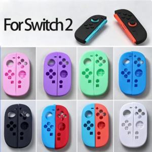 1Set Silicone Soft Case Hand Grip Shell Protective Cover For Switch 2 Joy-Con Controller Handgrip Full Protector Skin Cover