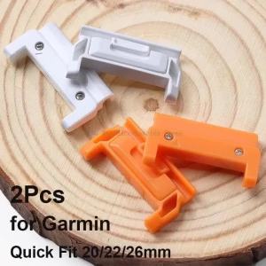 for Garmin Quick Fit Pins Adapters 2Pcs Quick Fit Pins Adapters Watch Terminal Lightweight Bands End Link Accessories 20/22/26mm