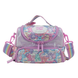 smiggle children lunch bag girls Care Bears meal bag leisure bag cross bag bento children 9 inches