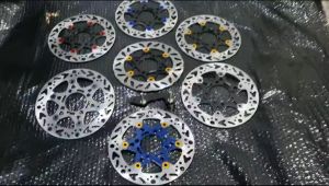 PIRINGAN DEPAN NOUVO-JUPITER-VEGA-FIZR-MX NEW-MX OLD-XRIDE 115- VEGA R NEW-VEGA ZR-JUPITER Z1-JUPITER ROBOT-ALFA-JUPITER BURHAN 220MM CAKRAM SCARLET RACING