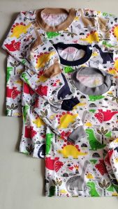 Promo!!! Baju Setelan Piama Bayi Dino TERBARU
