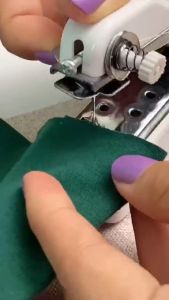 11pcs set Portable Household Hand Sewing Machine Quick Stitch Needlework Cordless Clothes