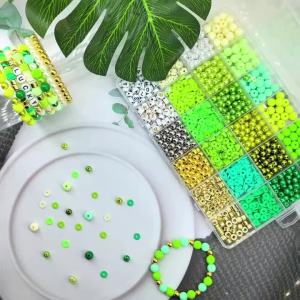 Bộ Dụng Cụ Làm Vòng Tay Bằng Hạt Đất Sét 2220 Chiếc 24 Màu Hạt Đất Sét Polymer Phong Cách Preppy Để Làm Vòng Tay Tình Bạn Tự Làm Dành Cho Cả Nam Và Nữ