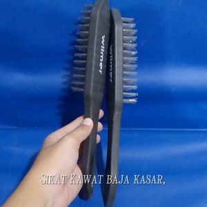 Sikat Kawat Baja   Kasar   Pembersih kerak Mesin dsb
