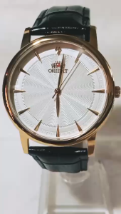 Đồng hồ ORIENT Chính hãng Side lớn 38mm .Dây Da Đen .Máy quạt nhật. Kính đá saphia . Hàng mới 100%