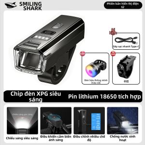 CRISPI | Đèn Đạp Xe Siêu Sáng Dài Đời Pin