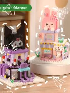Mainan Bricks Block Seri Toko Kuromi Hello kitty Lotso Model Mainan Edukasi Mainan Anak