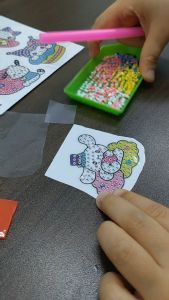 EASY WEARHOUSE Sanrio 5D DIY Diamond Painting Sticker Kit Princess Animal Spiderman Mosaic Sticker Craft Toys Gifts