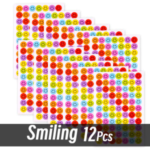 4200 Sheet Heart/Circle/Stars Reward Sign Stickers Pack DIY Skateboard Suitcase Stationery Decals Decor Phone Laptop Gift Toys