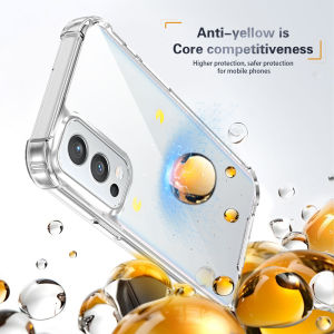 Oneplus Nord2 DN2101 DN2103 Case Shockproof Silicone Bumper Air Cushion Clear Matte Back Cover Hard Phone Case for OnePlus Nord2