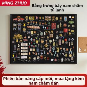 MINGZHUO | Bảng Hiển Thị Ảnh Từ Tính Nền Từ Tính