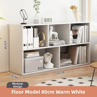 ZHUOHE | Wall-Mountable Bookshelf Display Cabinet