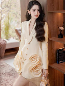 Áo Blazer Hoa Cao Cấp Pháp