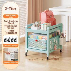 maitian | Desk Under Storage Rack Cart Multi-layer Rolling