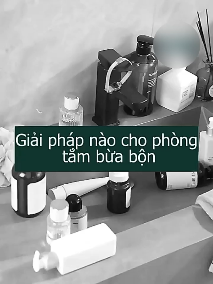 Kệ nhà tắm thiết kế nhiều tầng để đồ nhà tắm chất liệu nhôm hàng không dán tường bảo hành 15 năm.