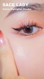 Phấn bắt sáng trang điểm lâu trôi SACE LADY ngân hà Galaxy Highlighter Powder 6g