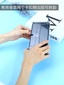 🔥🔥🔥Transparent Protective Case for Nintendo Switch OLED Flip Shell for NS OLED Crystal Dockable Cover