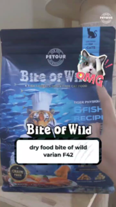 Bite of Wild - Makanan Kucing Bite of Wild F42 (Premium Holistik Bebas Biji-bijian) kemasan 1 kg