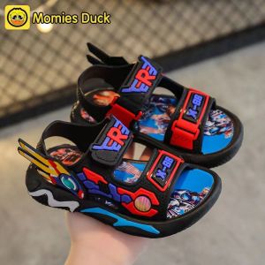 Boys Sandals 2025 New Summer Lightweight Wear resistant Soft Bottom Little Boys Beach Shoes Childrens Shoes