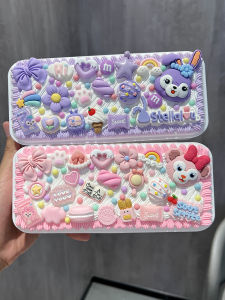 Hộp Đựng Bút Chì Hoạt Hình Star Dailu Rose Cream Glue DIY Cho Bé Gái Học Mẫu Giáo Hộp Đựng Đồ Dùng Học Tập Bằng Nhựa