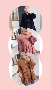 Tunik Wanita Terbaru: Tunik Crincel Viral & Atasan Cantik