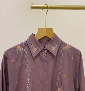 Hyori Flower Shirt | Kemeja Wanita Lengan Panjang